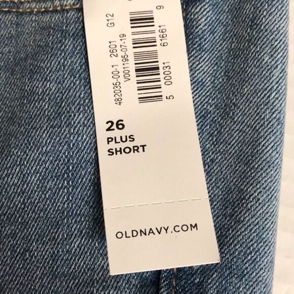 OLD NAVY Kicker Bootcut Jeans Women's PLUS Size 26 SHORT Wide Leg Flare #3 NWT - Picture 1 of 12